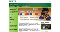 Desktop Screenshot of aboriginalservices.ualberta.ca