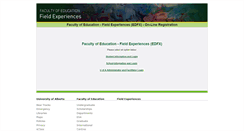 Desktop Screenshot of edfx.educ.ualberta.ca