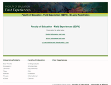 Tablet Screenshot of edfx.educ.ualberta.ca