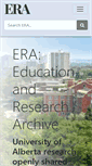 Mobile Screenshot of era.library.ualberta.ca